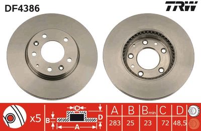 Dischi freno anteriore Mazda 6 2003 2005