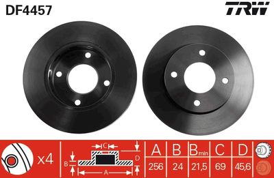 Dischi freno anteriore Mitsubishi colt VI 2004 2006