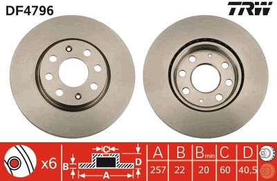 Dischi freno anteriore Fiat grande Punto 1.3/1.4-OPEL 2005 ->
