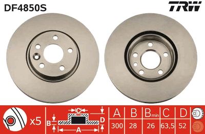 Dischi freno anteriore Volvo S80 II