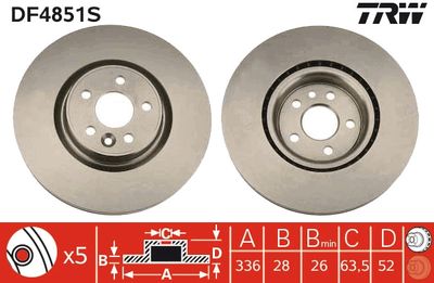 Dischi freno anteriore Volvo S80 II