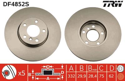 Dischi freno anteriore BMW X5