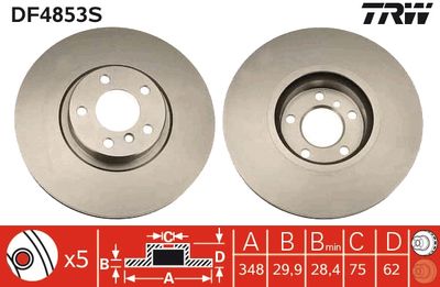 Dischi freno anteriore BMW X5