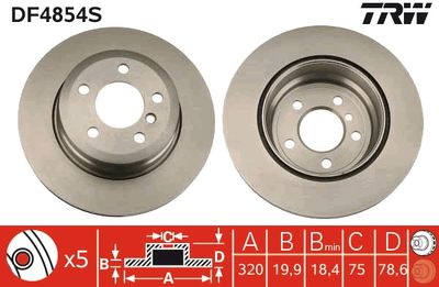 Dischi freno posteriore BMW X5