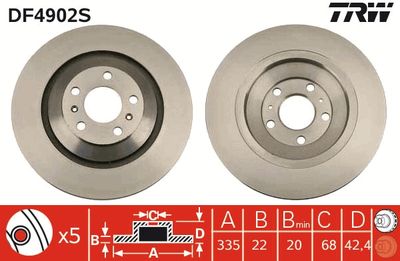 Dischi freno posteriore Audi A8 2003 2010