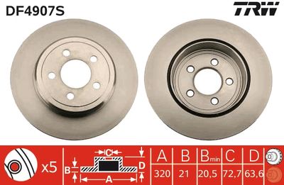 Dischi freno posteriore Chrysler 300C 06.2003 ->