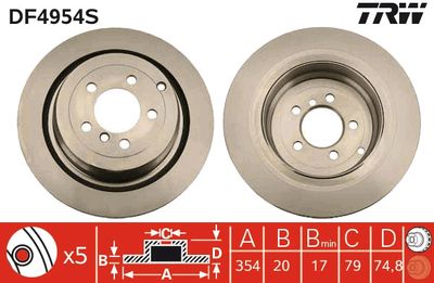 Dischi freno posteriore landrover range Rover 02/02> ->