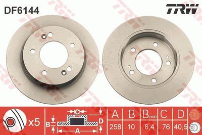 Dischi freno posteriore Hyundai IX20 06/10>