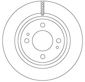 Dischi freno posteriore Mazda Mazda 3 , 3 sal