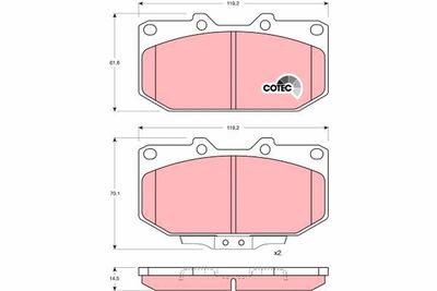 Pastiglie freno anteriore 300 zx 1990 1995