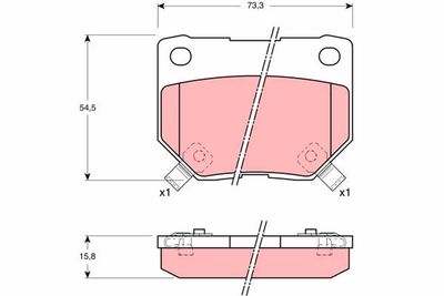Pastiglie freno posteriore 300 zx 1990 1995