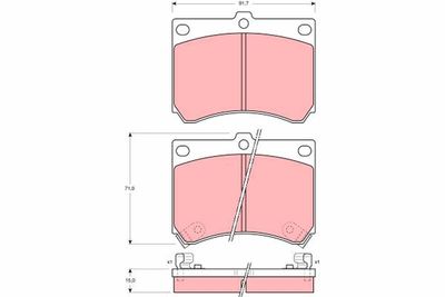 Pastiglie freno anteriore Mazda 323 s V 1994 1998