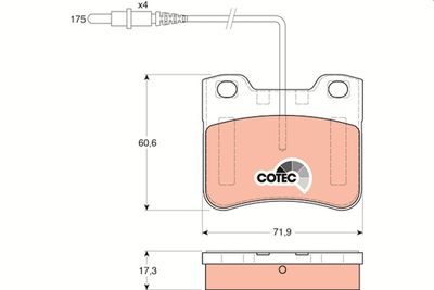 Pastiglie freno anteriore Peugeot 106 I 1992 1996