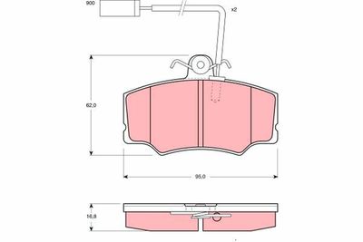 Pastiglie freno anteriore Alfa Romeo 33 1990 1992
