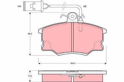 Pastiglie freno anteriore Alfa Romeo 164 1987 1992