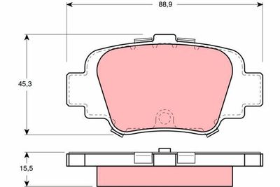 Pastiglie freno posteriore auto 1992 2000