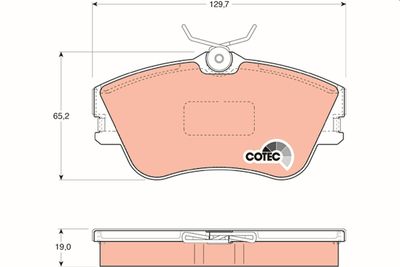 Pastiglie freno anteriore Volkswagen Transporter T4 bus 1992 2000