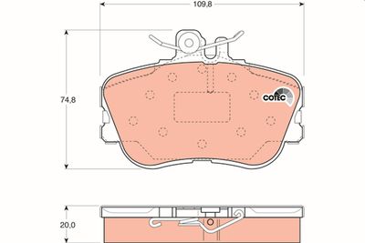 Pastiglie freno anteriore Mercedes c-class estate 2000 2001