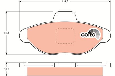 Pastiglie freno anteriore Fiat cinquecento t.t 1994 1998
