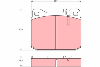 Pastiglie freno anteriore Volkswagen lt 40-55 I flatbed / chas 1988 1991