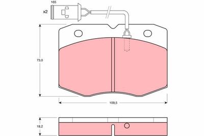 Pastiglie freno anteriore Iveco daily I 35/10 1978 1989