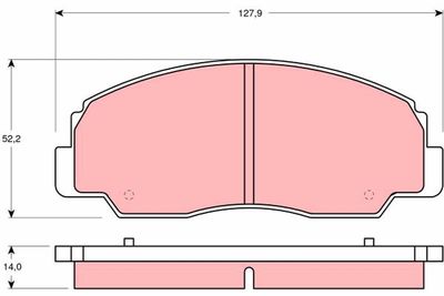 Pastiglie freno anteriore Daihatsu rocky soft top 1987 1993