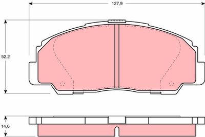 Pastiglie freno anteriore Daihatsu rocky hard top 1991 1993