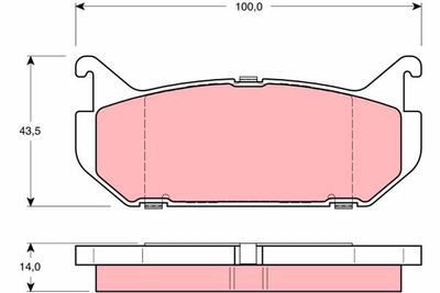 Pastiglie freno posteriore Mazda MX-6 1995 1997