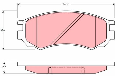 Pastiglie freno anteriore 100 nx 1990 1994