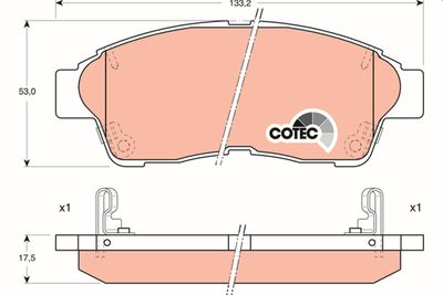 Pastiglie freno anteriore Toyota carina e 1996 2002