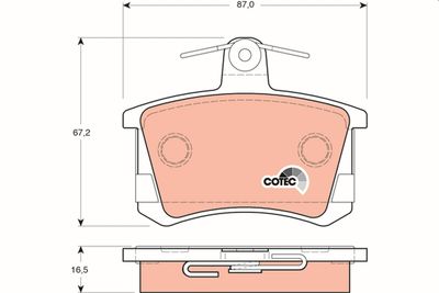 Pastiglie freno posteriore Audi 100 1993 1994