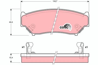 Pastiglie freno anteriore Suzuki vitara 1990 1999
