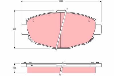 Pastiglie freno anteriore Lexus ls 1989 1994