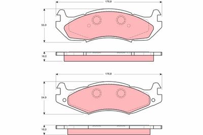 Pastiglie freno anteriore Jeep cherokee 1986 1990