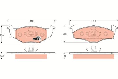 Pastiglie freno anteriore Seat cordoba 2000 2002