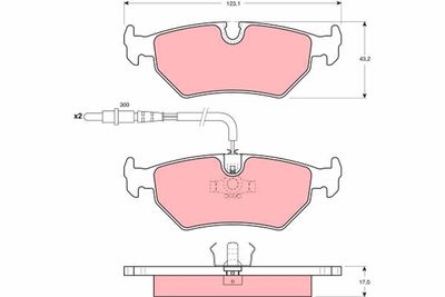 Pastiglie freno posteriore Fiat ulysse/zeta /evasion 1999 2002