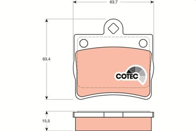 Pastiglie freno posteriore Mercedes c-class 2002 ->