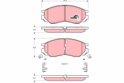 Pastiglie freno anteriore Mitsubishi space gear 1996 2000