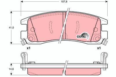 Pastiglie freno posteriore Opel sintra 1996 1999