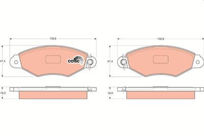 Pastiglie freno anteriore t.t /xsara 2003 ->