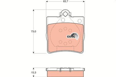 Pastiglie freno posteriore Mercedes c-class estate 2000 2001