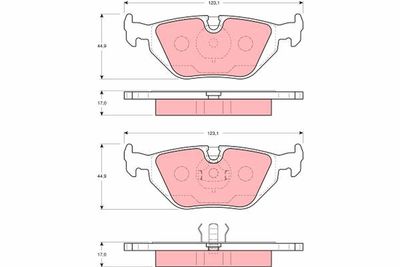 Pastiglie freno posteriore BMW 3 hatchback 1997 2000