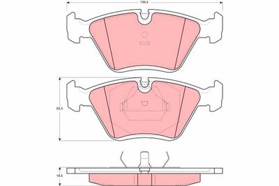 Pastiglie freno anteriore Audi 100 1990 1990