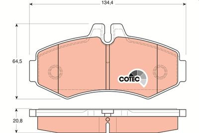 Pastiglie freno anteriore Mercedes vito box 1999 2003