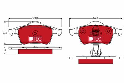 Pastiglie freno dtec posteriore Volvo S60 07/00-04/10