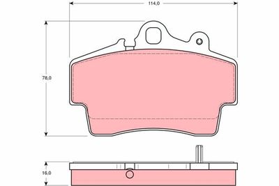 Pastiglie freno anteriore Porsche boxster 1999 2002