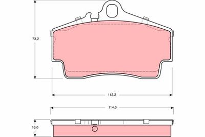 Pastiglie freno posteriore Porsche 911 2004 ->