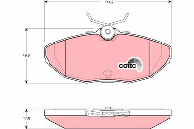 Pastiglie freno posteriore lincoln ls 2002 2006