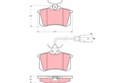 Pastiglie freno posteriore Audi A4 estate 2000 2001