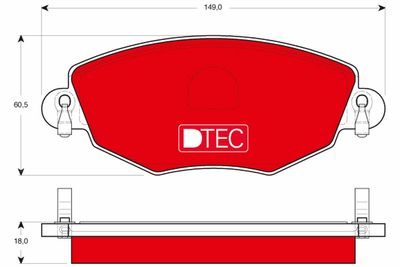 Pastiglie freno dtec anteriore changan, Ford, Ford Ford metrostar 2000 - 200